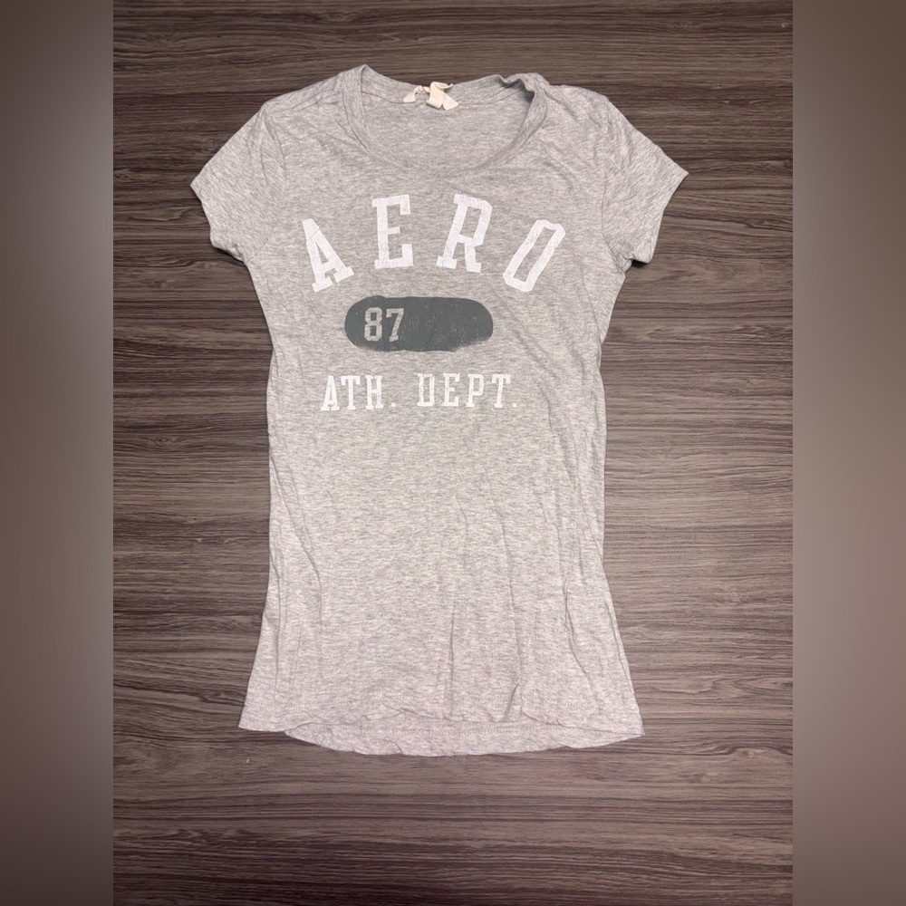 Y2K Aeropostale Gray Top Size Medium